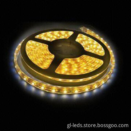 LED Strip Light with 21.6 to 72W Maximum Power, Measures 5,000 x 10mm/5,000 x 12mm